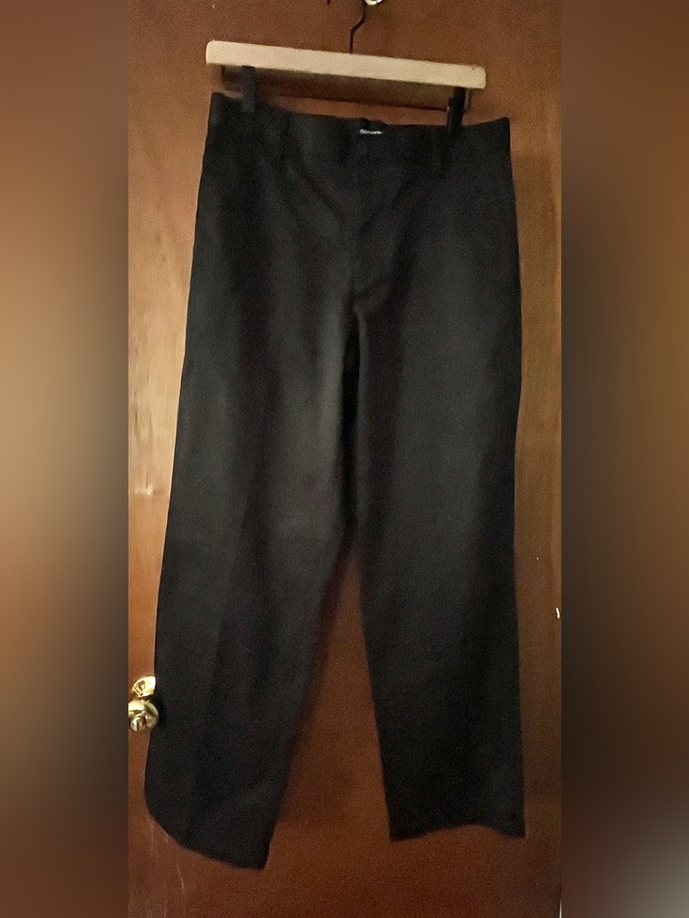 Men’s Dockers Black Wide Leg Dress Pants 30x30